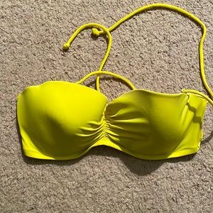 Yellow bikini top